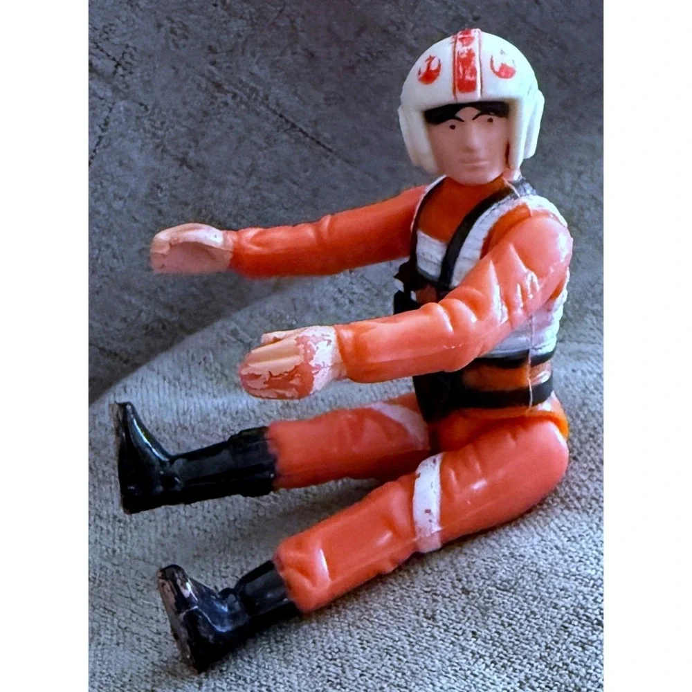 Vtg Star Wars Figures Luke Farmer X-Wing Pilot Princess Laia 1977-78 Taiwan H-Kg